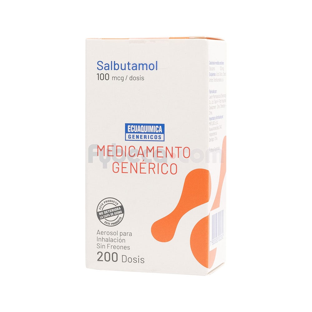 Inhalador de salbutamol precio