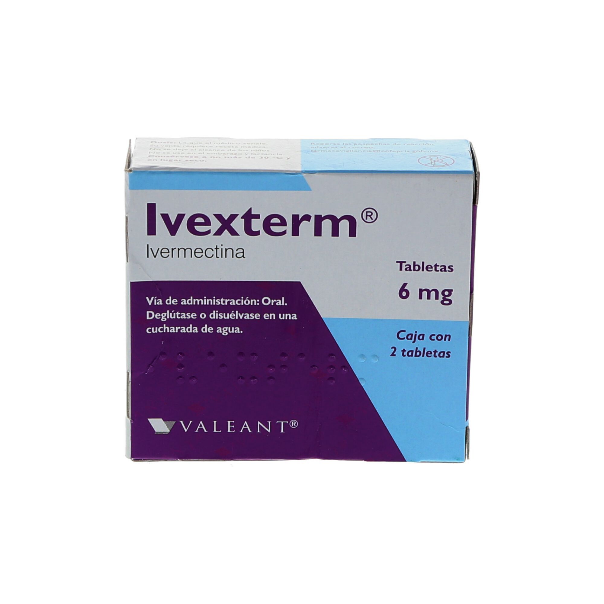 Ivermectina 6 mg 6 tabletas precio