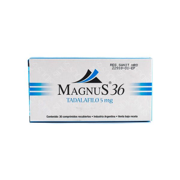 Magnus 36 tadalafilo 5 mg precio