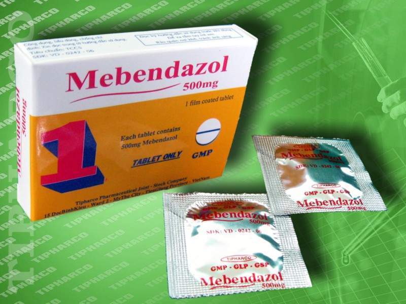 Mebendazol pastillas 100 mg