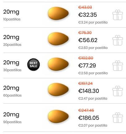 Precio Cialis 20 Mg 4 Comprimidos