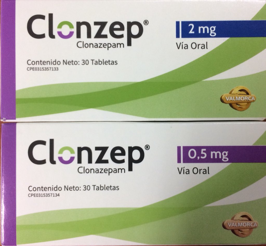 Precio clonazepam 30 tabletas