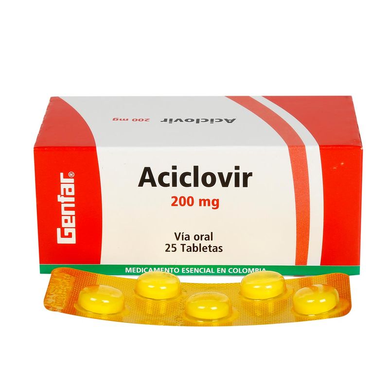 precio de aciclovir de 200 mg