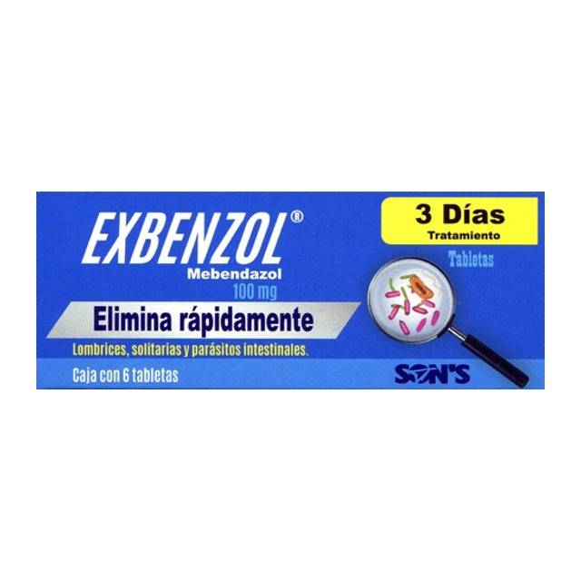 Precio de mebendazol de 100 mg