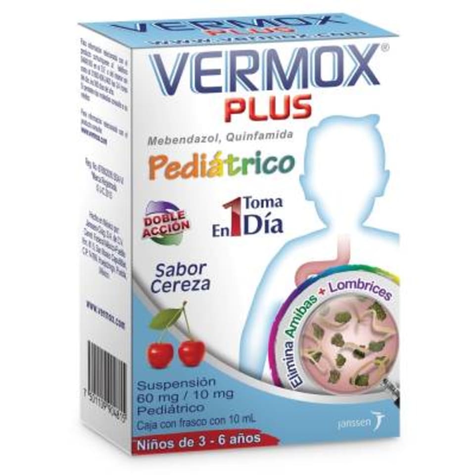 precio de vermox pediatrico