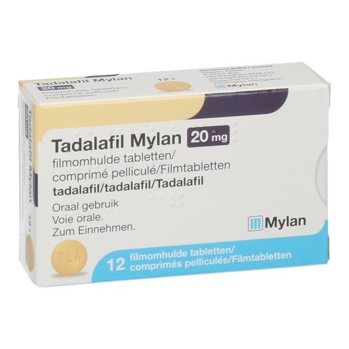 Tadalafil 20 mg de mylan