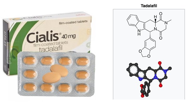 Tadalafil tabletas 40 mg