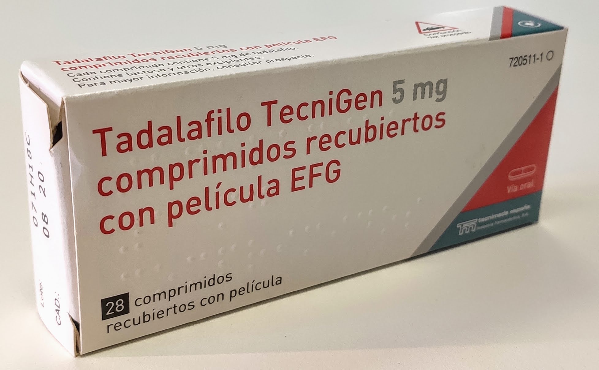 Tadalafilo 20 mg precio en españa