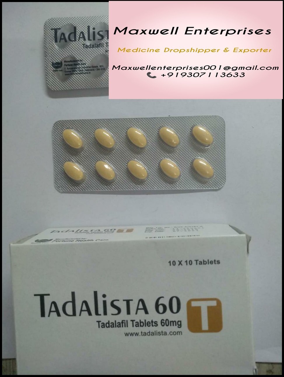 Tadapox 20mg tadalafil 60mg dapoxetine