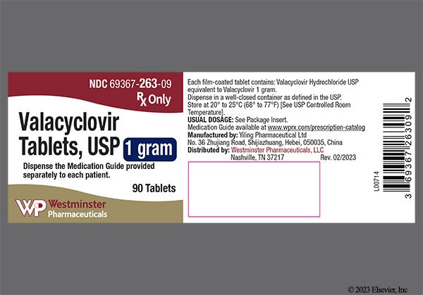 Valaciclovir de 1000 mg