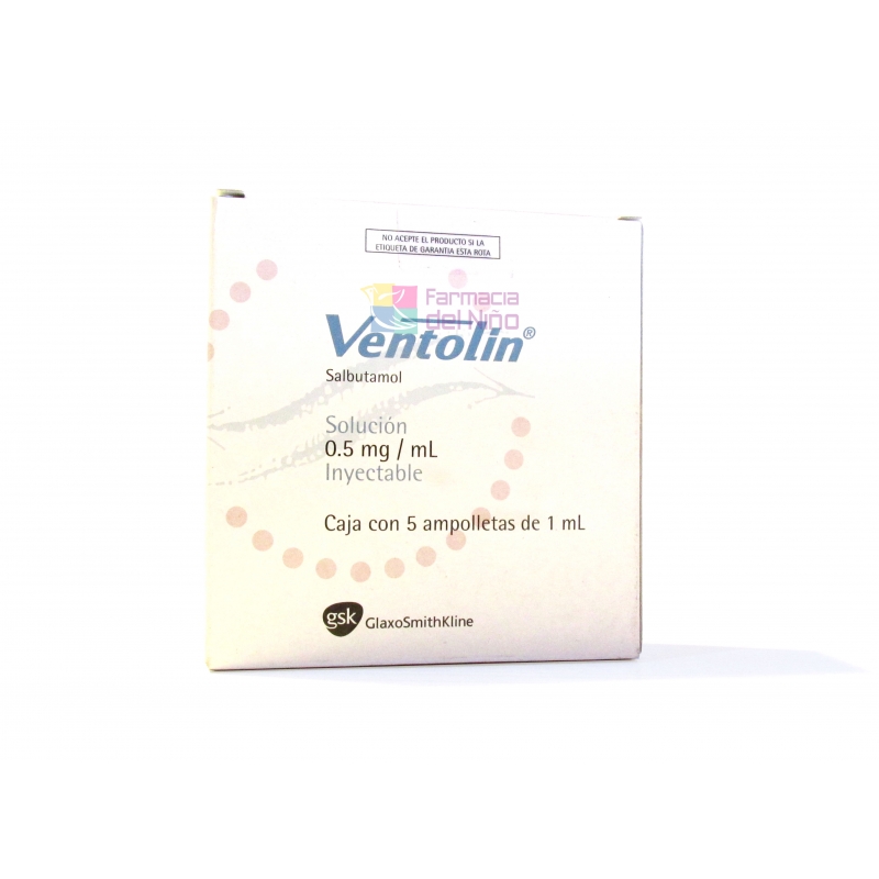 ventolin salbutamol 5 mg/ml precio