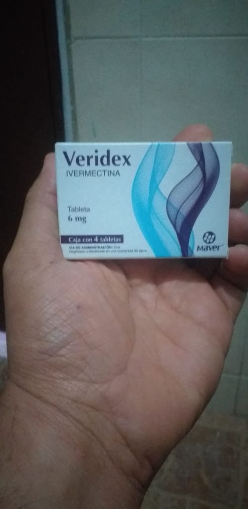 Veridex ivermectina tabletas 6 mg