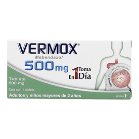 Vermox 3 dias precio