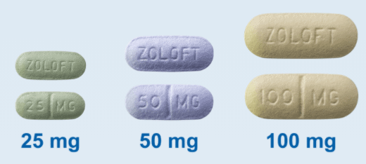 Zoloft 25 mg ibs