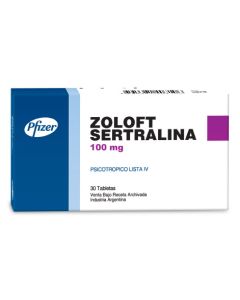 Zoloft 50 mg 30 comprimidos